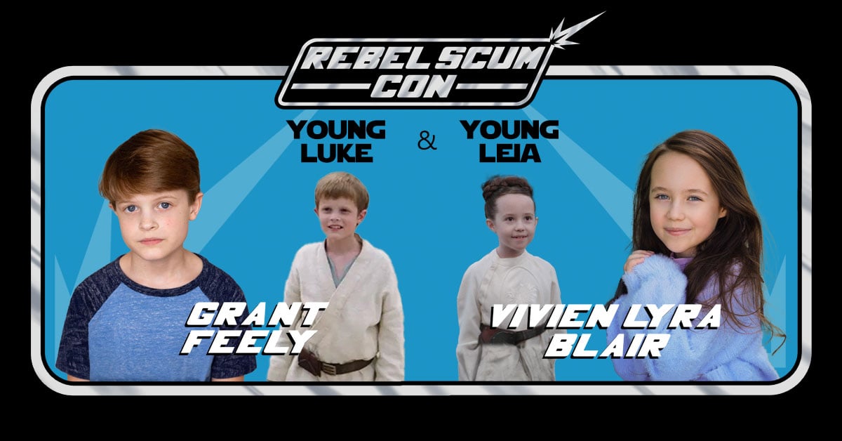 rebelscumcon's tweet photo. We are proud to announce the Skywalker twins will be appearing at #RebelScumCon2024 !
Grab your tickets and experiences at https://t.co/wks2gtyYmf 
#leiaorgana #lukeskywalker #obiwankenobi #skywalkertwins https://t.co/jNJMTT8P0q