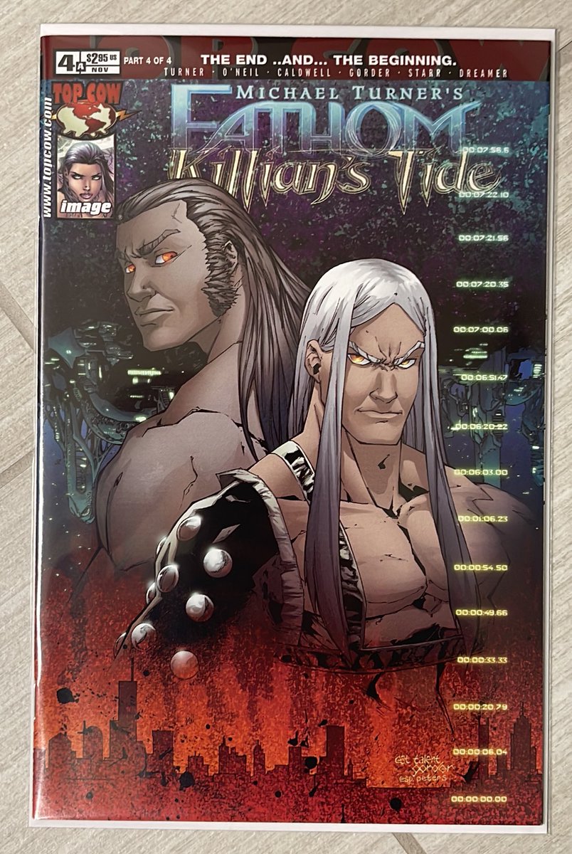 Our second @TopCow classic tonight is the finale to the Killian’s Tide mini series! By Turner, O’Neil, @talentcaldwell Gorder, Starr… #Fathom #topcow #comics