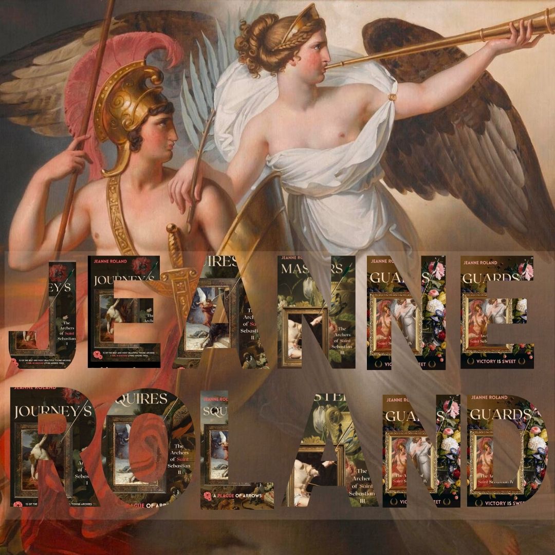 booksbyJeanneR's tweet photo. Saw this going around, & although I don't have enough books to fill all the letters, I just had to try it!
It's all the covers for my Archers of Saint Sebastian tetralogy, & with a little reduplication, I love how it came out! 😍
#indieauthor #bookchallenge #namechallenge #kindleunlimited #amazonbooks #HistoricalFiction #HistoricalRomance #Romantic #Adventure #series