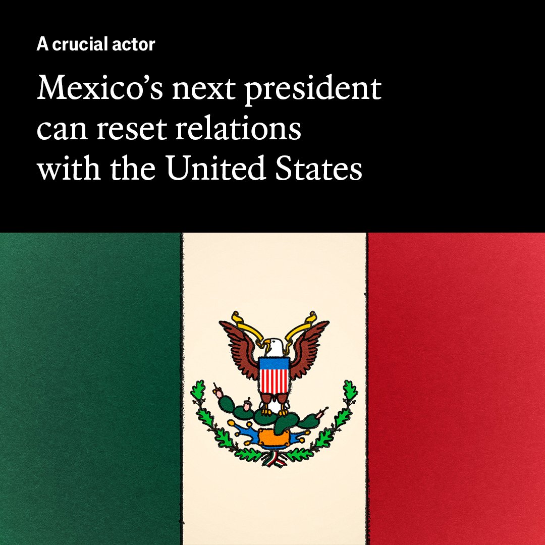 Many hope that Claudia Sheinbaum, Mexico’s presidential front-runner, will be more pragmatic than the incumbent, and not just because she is more technocratic. Two reasons offer hope: econ.st/4dTPeW9

Illustration: Alberto Miranda