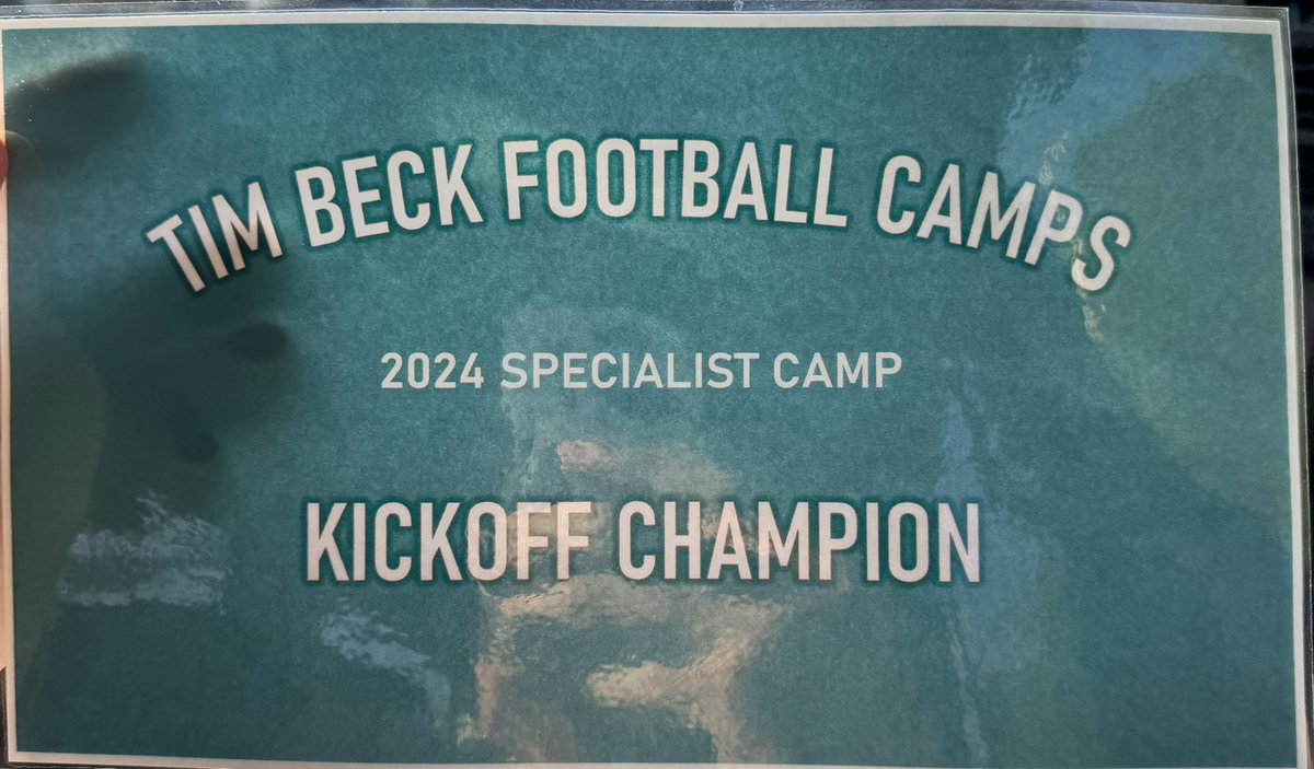 CarsonJones2026's tweet photo. Today at Coastal Carolina I Won kickoff out of whole camp and had a 73 3.66 ball, went perfect on charting. Got 2nd place on FG because of rock paper scissors. (52 yard FG) #AGTG 
@DanOrnerKicking @MattWogan6 
-
@CoastalFootball @CoachMattPearce @Coachtimbeck @Aidan_Panni_ @coachmiller2525 @KadeHensley2 
-
@PGHS_FOOTBALL @GroveAD @mckinneytyler11