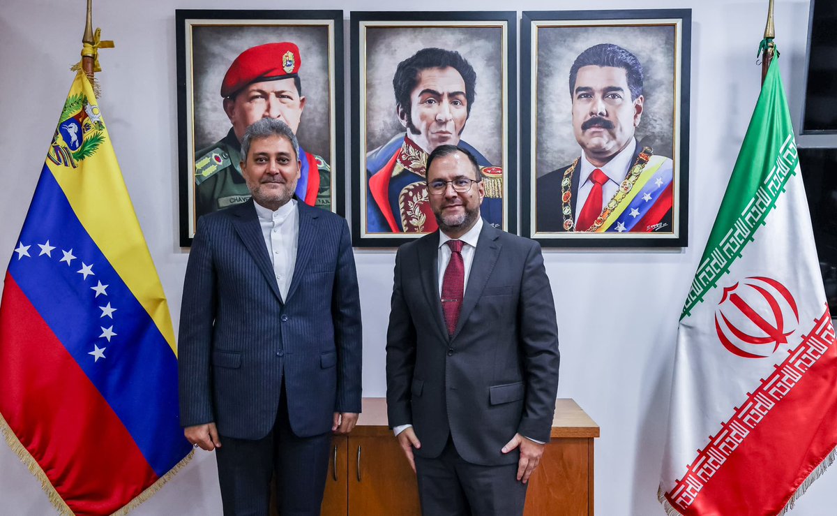 📰 #Noticia // Venezuela e Irán discuten proyectos conjuntos y estrategias en asuntos internacionales 👇 mppre.gob.ve/2024/05/30/ven… #PuebloMaduroActivo