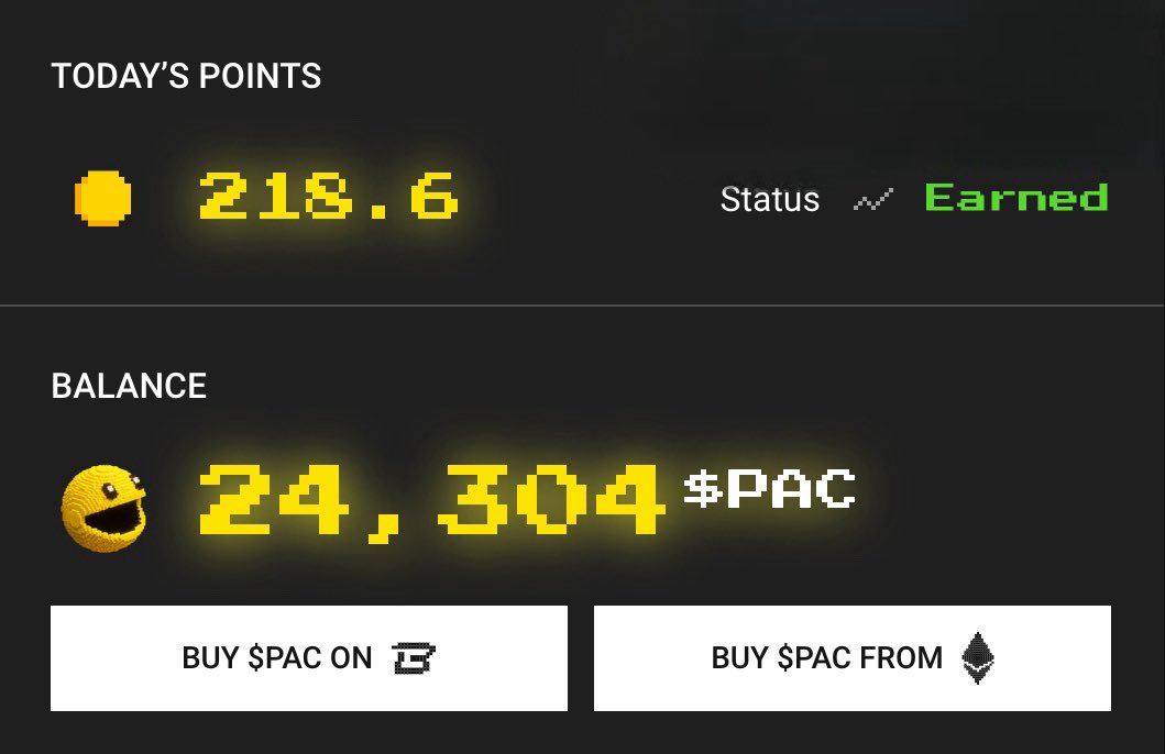 The @pacmoon_ Validator points have now been reset. I stocked up some more so I can give more points for every like I give out, show me your best Pacmoon content!