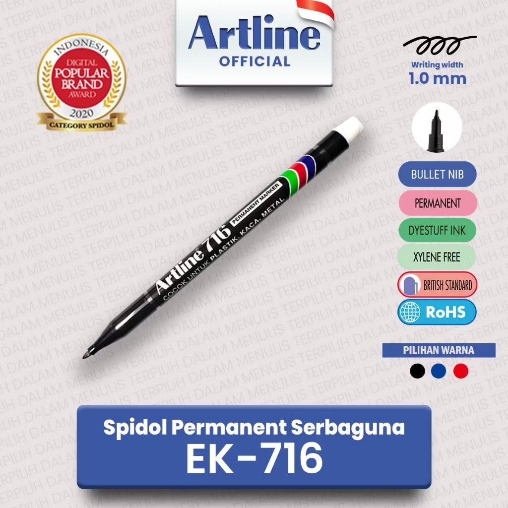 Cek ARTLINE Spidol Permanent Serbaguna Sketch Marker EK-716 dengan harga Rp3.060. Dapatkan di Shopee sekarang! s.shopee.co.id/5V9nsyfT4r?sha…
