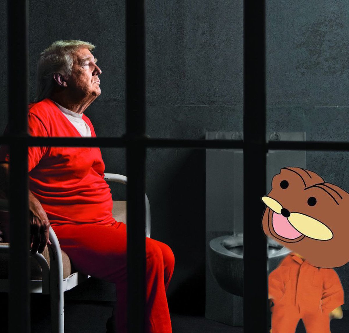 spurdosol's tweet photo. It’s a sad day for #trump 

$spurdo on $sol stands with you sir https://t.co/VYHAeX6mn0