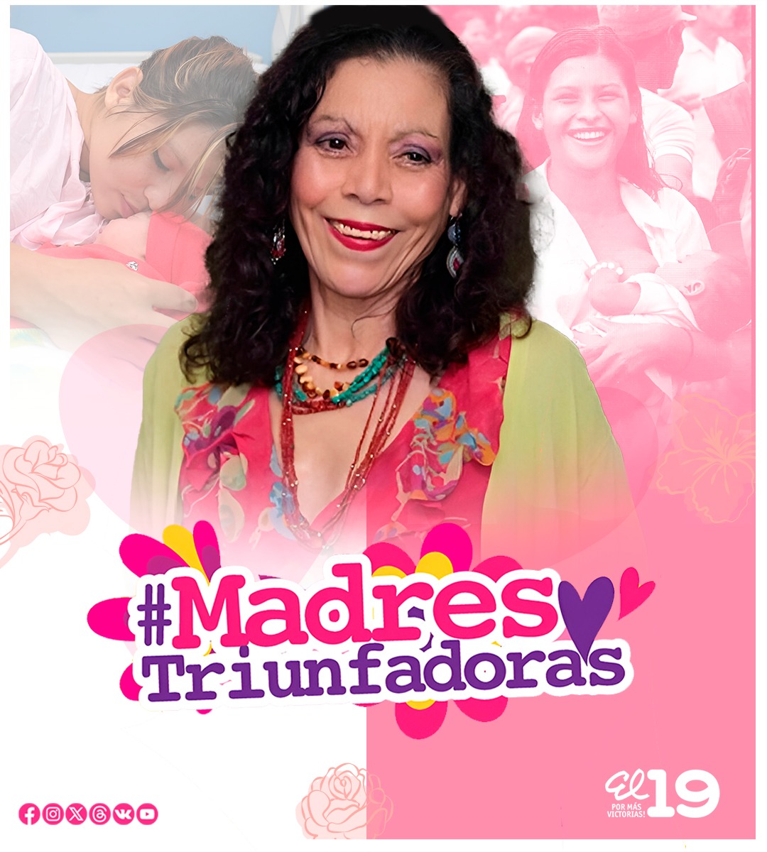 #MadresTriunfadoras A todas las Madres Nicaragüenses, que son Luz, Vida y enormes Verdades, Amor, porque Amor merecen. Feliz Día de las Madres