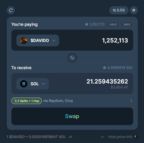 Enter the $DAVIDO airdrop campaign today x.com/davidosolana/s…