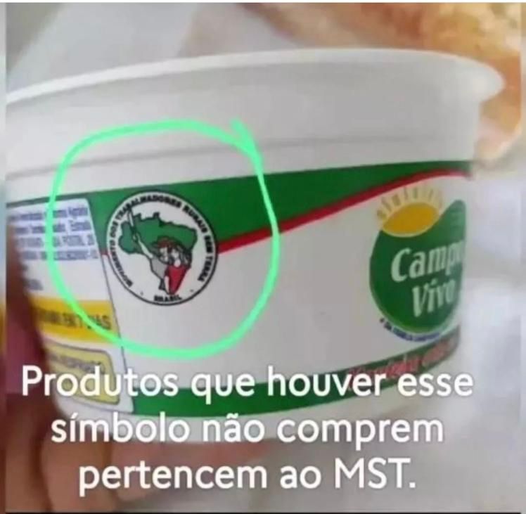 ClaudeLuca_'s tweet photo. Não sustente quem invade propriedade alheia. https://t.co/LHTHGW48cA