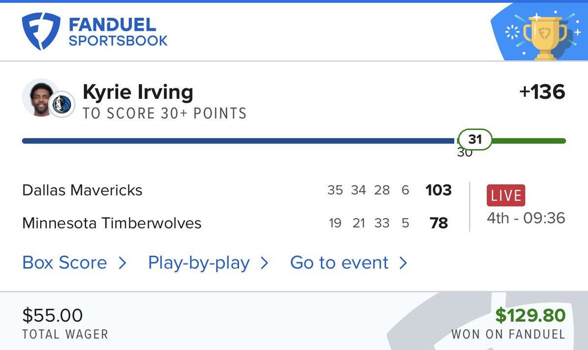MoonLocks7's tweet photo. Cash the play of the day and the live bet 🔥
#MFFL #fanduel #bettinadvice #MoonLocks https://t.co/hweW9CTSDo