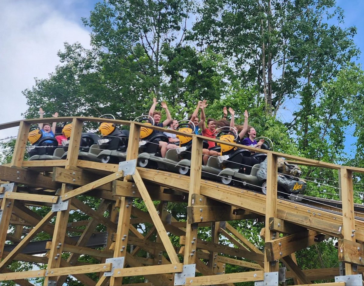American Coaster Enthusiasts (@aceonlineorg) on Twitter photo The Bobcat's grand opening celebration takes place this weekend & it's certain to result in big smiles and many paws in the air! Congrats to Six Flags Great Escape and <a href="/thegravitygroup/">thegravitygroup</a> for opening their purrrrfect new wooden roller coaster! <a href="/SF_GreatEscape/">Six Flags Great Escape</a>
📸: Derek & Doug Perry The Bobcat's grand opening celebration takes place this weekend & it's certain to result in big smiles and many paws in the air! Congrats to Six Flags Great Escape and <a href="/thegravitygroup/">thegravitygroup</a> for opening their purrrrfect new wooden roller coaster! <a href="/SF_GreatEscape/">Six Flags Great Escape</a>
📸: Derek & Doug Perry