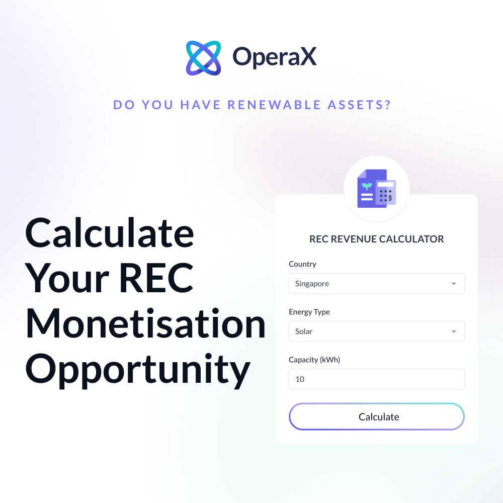 InterOpera (@interoperagroup) on Twitter photo 🌱 DO YOU HAVE RENEWABLE ASSETS? 🌱
🧮 Calculate your REC monetisation opportunity with OperaX and discover the revenue potential of your renewable energy projects. Unlock additional income today! ⚡️
#InterOpera #OperaX #RECs #RenewableEnergy #GreenEnergy #IncomeOpportunity 🌱 DO YOU HAVE RENEWABLE ASSETS? 🌱
🧮 Calculate your REC monetisation opportunity with OperaX and discover the revenue potential of your renewable energy projects. Unlock additional income today! ⚡️
#InterOpera #OperaX #RECs #RenewableEnergy #GreenEnergy #IncomeOpportunity