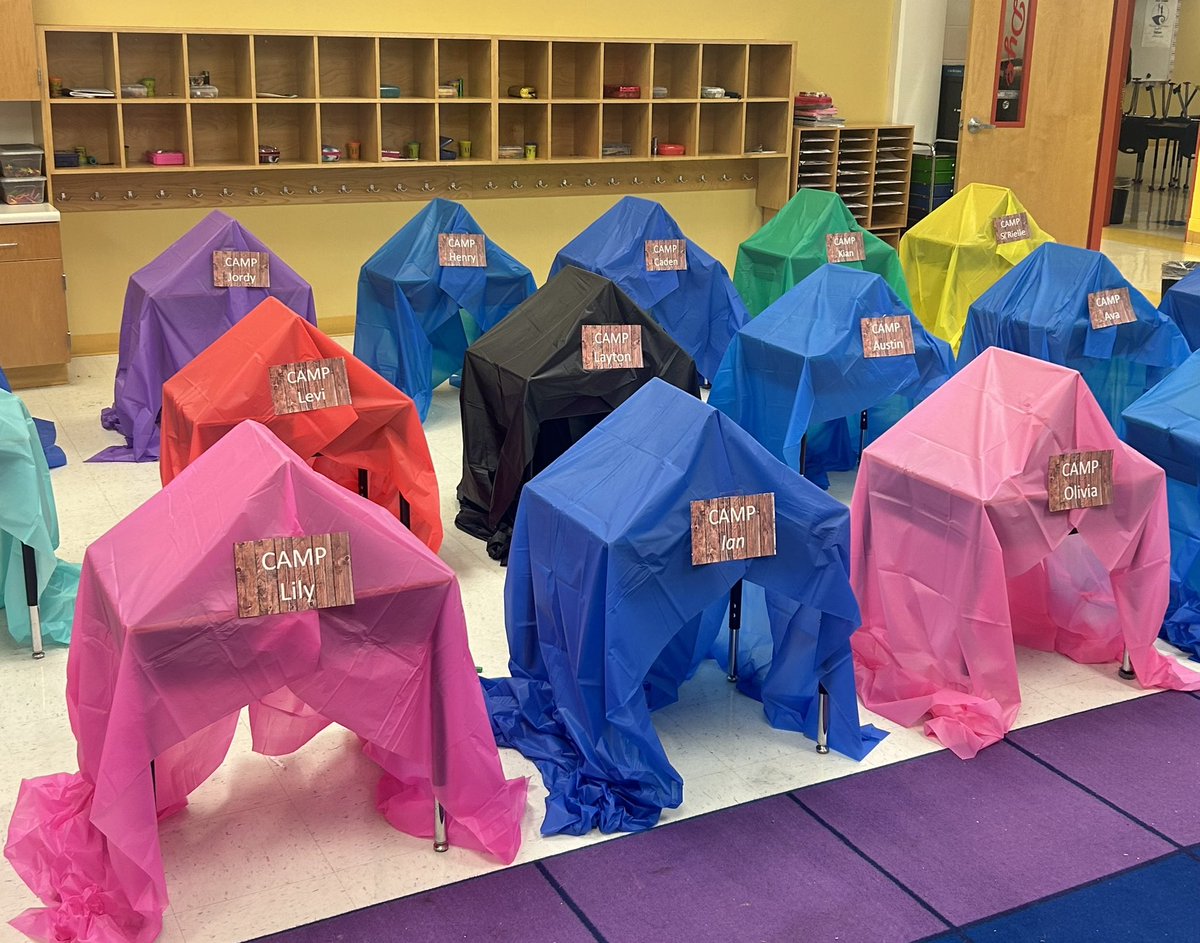LaceyDye22's tweet photo. Camp Day ready to go! Can’t wait for my campers to come in and enjoy tomorrow ! 🏕️ @NISDBoldt https://t.co/wv7qIkxeOD