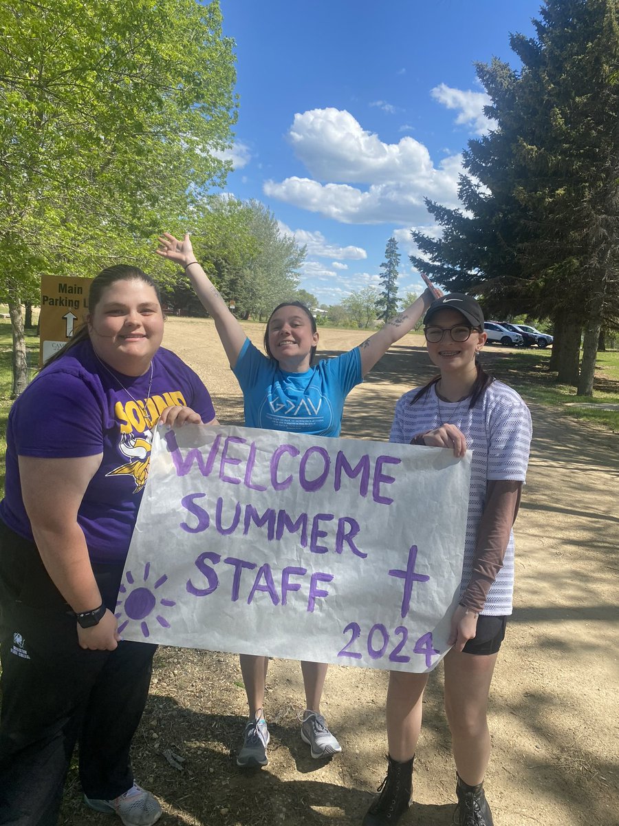 Our summer staff continues to grow! Today we welcomed our new staff members to camp! ☀️