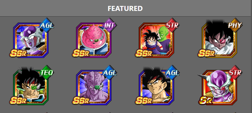 well looking at it, these are the same units as JPs Frieza banner

so seems like Global will have 8 featured units and no Rose lmao