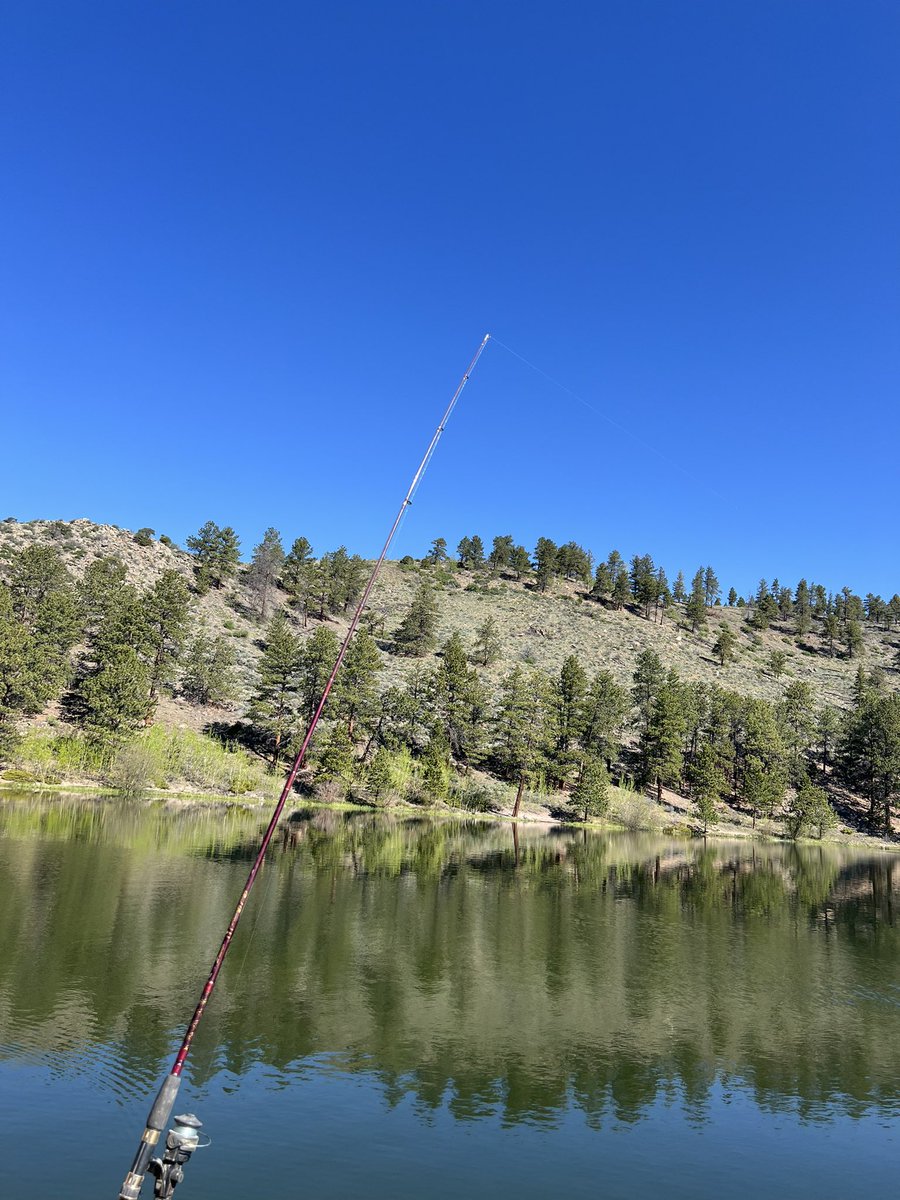 Had to see my cardiologist in Salida which is an hour and half from home so, I took the opportunity to stop and fish at O’Haver Lake. Just beautiful!