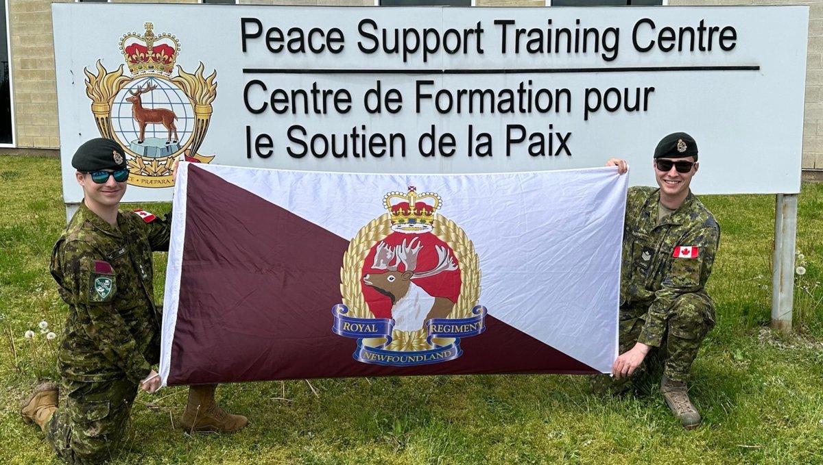 Congratulations to Sgt Booth and Lt Besso on the successful completion of the Civil-Military Cooperation Operator course at the Peace Support Training Centre in Kingston. #RNFLDRFamily #BetterThanTheBest