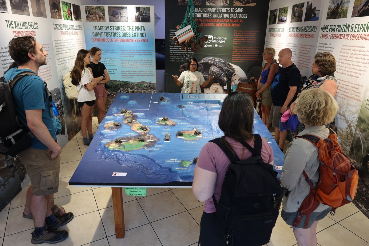 📷 Nuestro Centro de Conservación será sometido a una renovación, por lo que estará temporalmente cerrado. Estamos desarrollando nuevos contenidos para difundir nuestro trabajo y promover la conservación de este legado mundial de la naturaleza. go.galapagos.org/zybqde