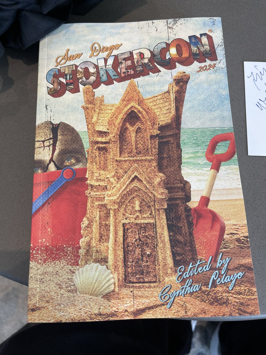 Wait a second…is that BURIAL DAY I see??? <a href="/cinapelayo/">Cynthia Pelayo is on Instagram and Substack.</a> #StokerCon