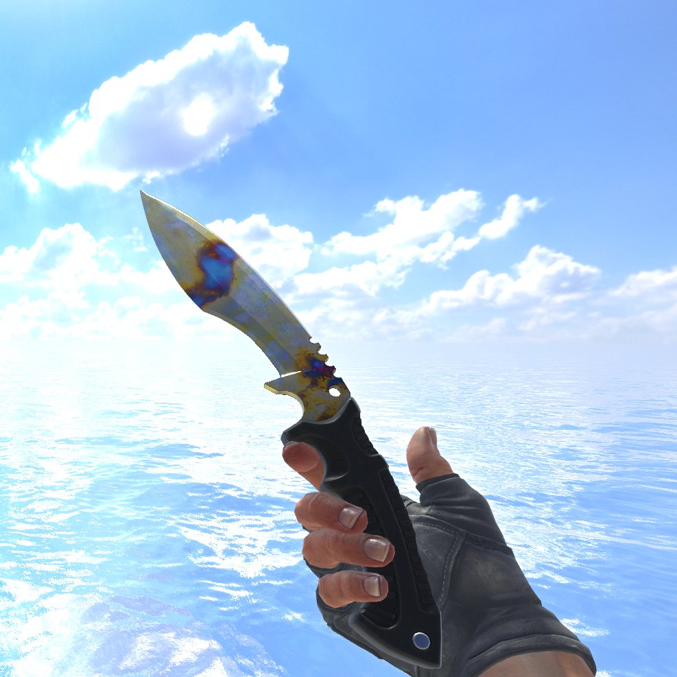 just opened my first two knives in cs after 14 years :3