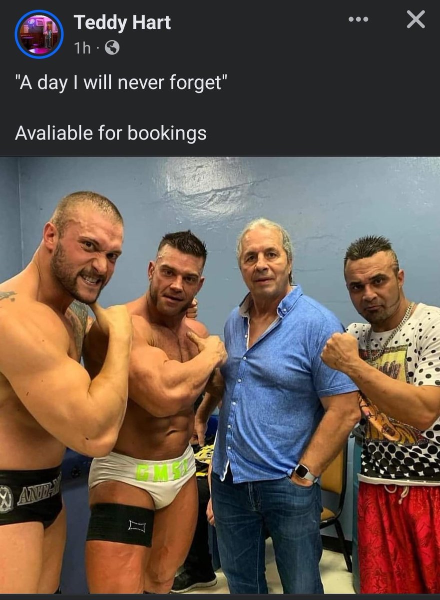 Apparently not because he's available for bookings.