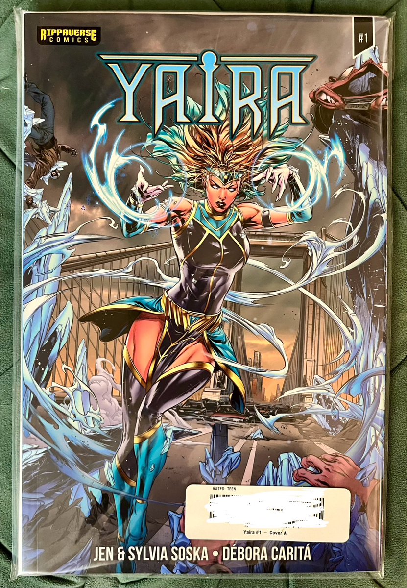 R2D24Life's tweet photo. JUST ARRIVED IN #FloridaMail…
YAIRA issue one from @EricDJuly , @twisted_twins , @carita_debora , @Cap_White, and company at @TheRippaverse .
Another preorder fulfilled!
#comics
#indiecomics
#boomercomics https://t.co/cMBUn37hKs