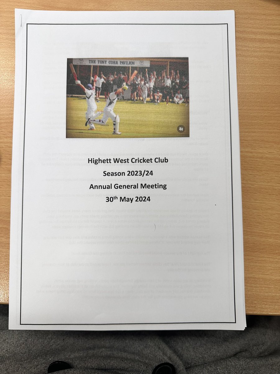 AGMs are always better in a premiership year 🙌… A wonderful season on and off field was highlighted at our AGM last night. The club is well positioned and excited for the <a href="/SECAcricket/">SECA</a> season 2024/25…