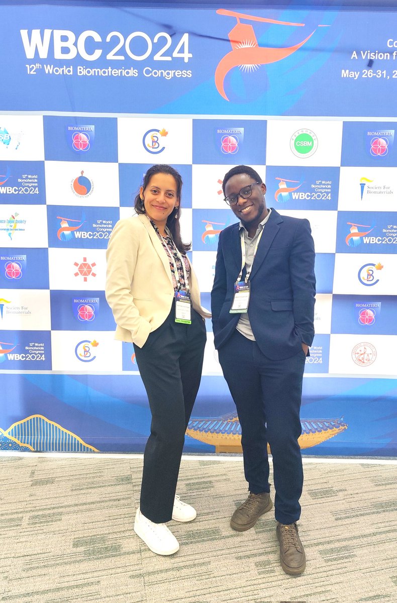 Welcome to the final day of <a href="/2024Wbc/">12th World Biomaterials Congress (WBC 2024)</a>. The "Young"-sters <a href="/ranmadusha/">Ranmadusha Hengst</a> <a href="/MartinKiwanuka/">Martin Kiwanuka</a> from the soft nano-biomaterials lab  <a href="/nano_jenn/">Jennifer Young</a> at <a href="/MBIsg/">Mechanobiology Institute</a> are taking over the <a href="/ConfinementLab/">Confinement Mechanobiology Lab at MBI</a> channel. Stay tuned! -RH &amp; MK

#biomaterials #WBC2024