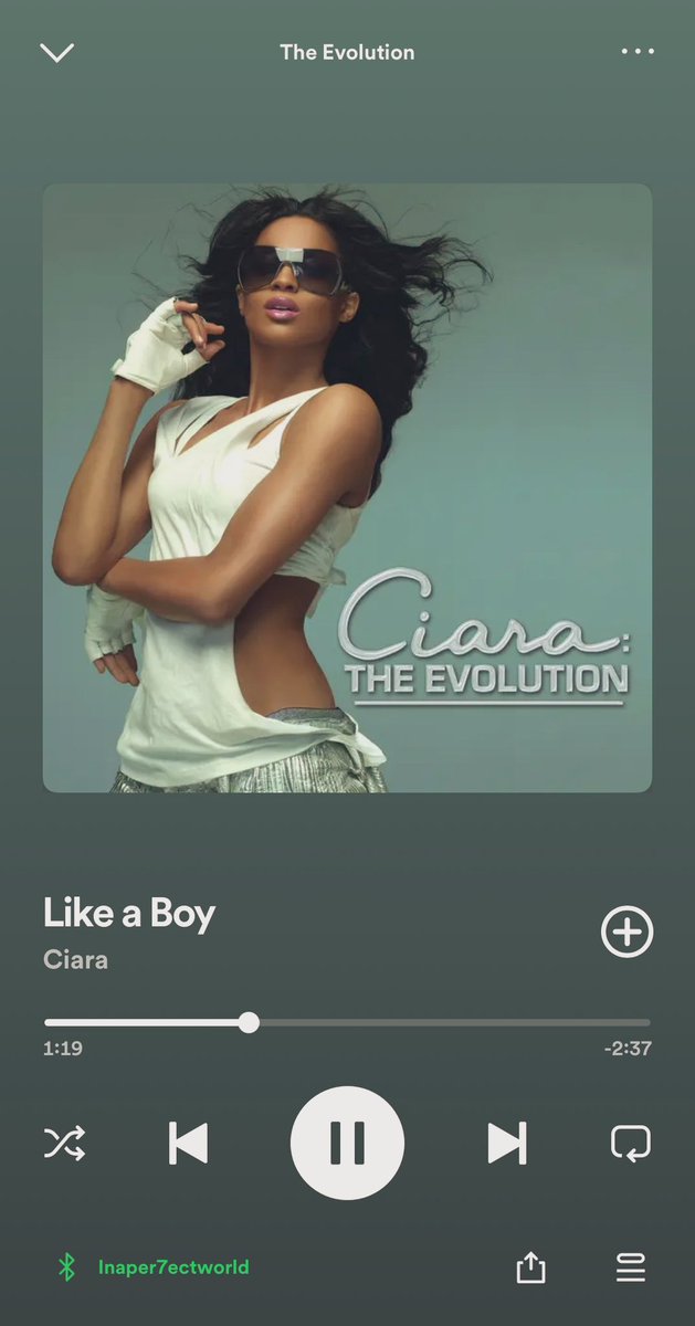 Inaper7ectworld's tweet image. bro she had me in a CHOKEHOLD with “Like A Boy..” she’s SO INNOVATIVE…… 🤌🏼✨ @ciara 🩵 #TheEvolution ✨ #CSquad