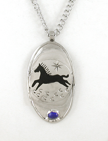 Mitchell Charles Zephier
Cétan Ho Wasté (Pretty Voice Hawk)
horsekeeping.com/jewelry/pendan…
 
Mitchell Zephier of Rapid City, South Dakota grew up on the Cheyenne  River and Rosebud Indian reservations. In 1981 he founded Lakota  Visions, traditional Lakota made Native American arts...