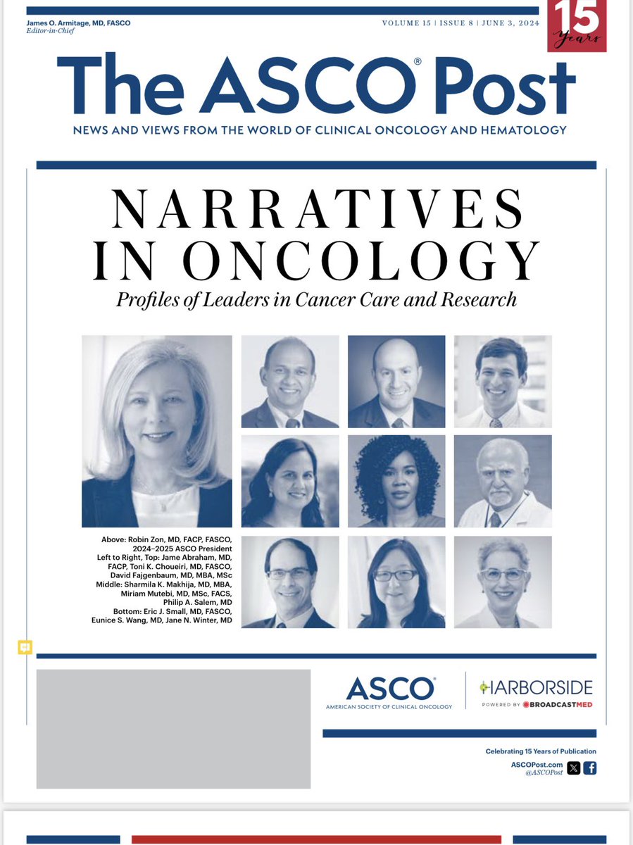 Jame Abraham, MD, FACP (@jamecancerdoc) on Twitter photo Thanks to <a href="/ASCOPost/">The ASCO Post</a> for the write up ! ascopost.com/issues/june-3-…; when I am featured next to <a href="/DrChoueiri/">Toni Choueiri, MD</a> <a href="/DavidFajgenbaum/">David Fajgenbaum, MD</a> <a href="/ASCOPres/">Eric J. Small, MD, FASCO</a> elect Dr. Zon and other luminaries is an honor and privilege 😀🙏🏾 <a href="/ASCO/">ASCO</a> #ASCO24 <a href="/OncoAlert/">OncoAlert</a> <a href="/ClevelandClinic/">Cleveland Clinic</a> <a href="/IMG_Oncologists/">IMG Oncologists</a> Thanks to <a href="/ASCOPost/">The ASCO Post</a> for the write up ! ascopost.com/issues/june-3-…; when I am featured next to <a href="/DrChoueiri/">Toni Choueiri, MD</a> <a href="/DavidFajgenbaum/">David Fajgenbaum, MD</a> <a href="/ASCOPres/">Eric J. Small, MD, FASCO</a> elect Dr. Zon and other luminaries is an honor and privilege 😀🙏🏾 <a href="/ASCO/">ASCO</a> #ASCO24 <a href="/OncoAlert/">OncoAlert</a> <a href="/ClevelandClinic/">Cleveland Clinic</a> <a href="/IMG_Oncologists/">IMG Oncologists</a>