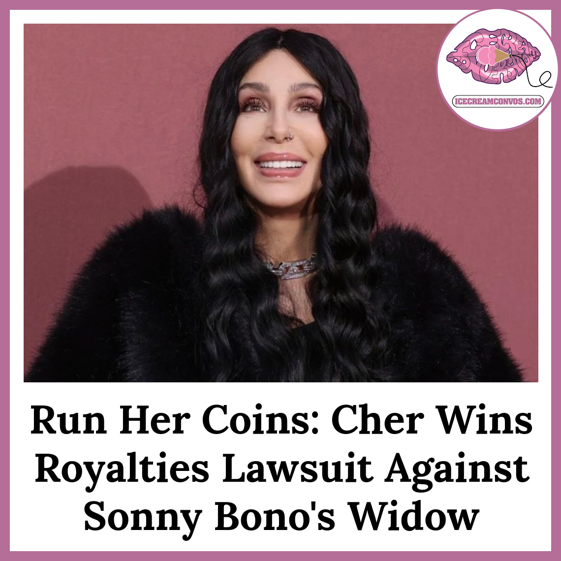 Cher emerged victorious in her royalties lawsuit against Sonny Bono's widow, Mary Bono. Now, she is set to receive over $400K! ⚖️🎉🖤🍦 bit.ly/3X2HFq4

#Cher #SonnyBono #MaryBono #Royalties #Lawsuits #IceCreamConvos