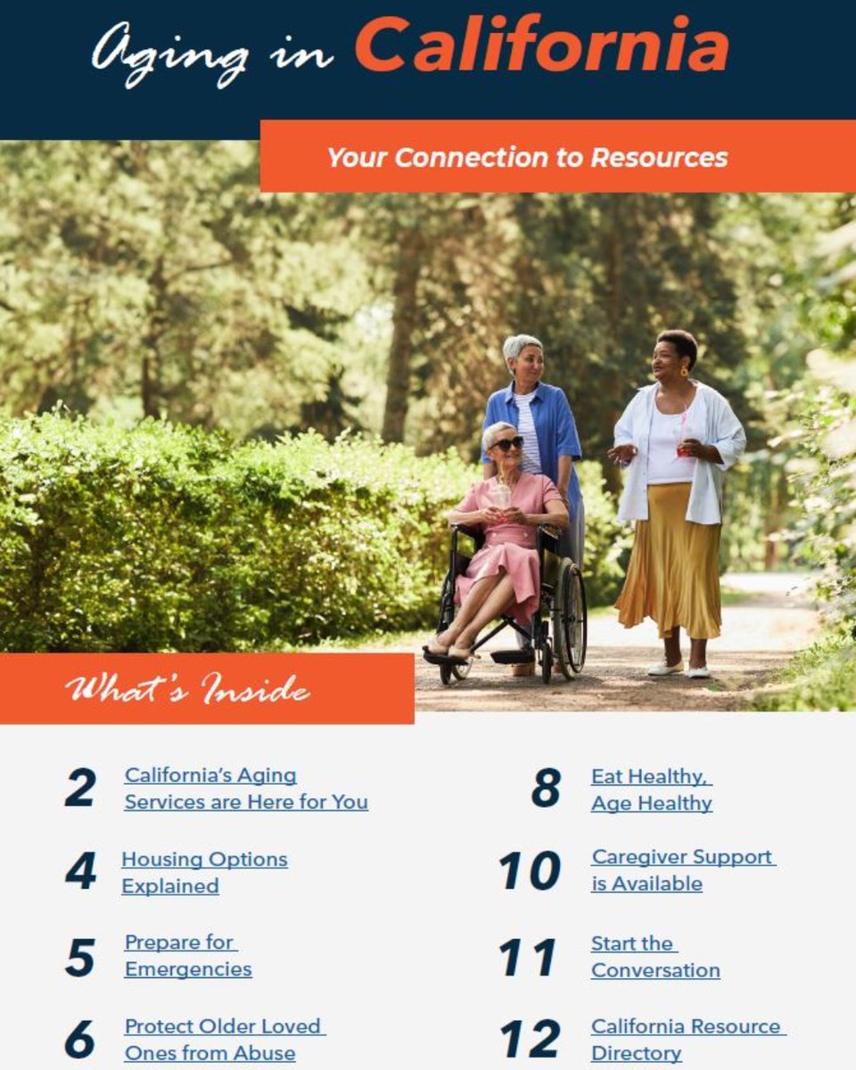 The California Department of Aging has a new Resource Guide on Aging. Visit bit.ly/3JSc9Uf or visit San Bernardino County Department of Aging and Adult Services-Public Guardian for local resources hss.sbcounty.gov/daas/.
#AgingInPlace #aginggracefully #SBCounty