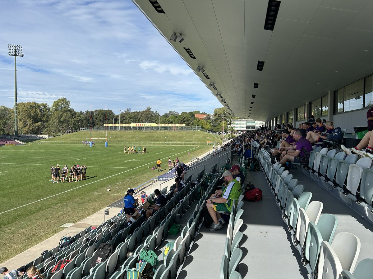 Some positive rugby news - 800 girls from 10 school regions in Queensland at Ballymore for the next three days for the Queensland school sevens championships. 
At least one 2032 Olympic Gold medallist out there I reckon.