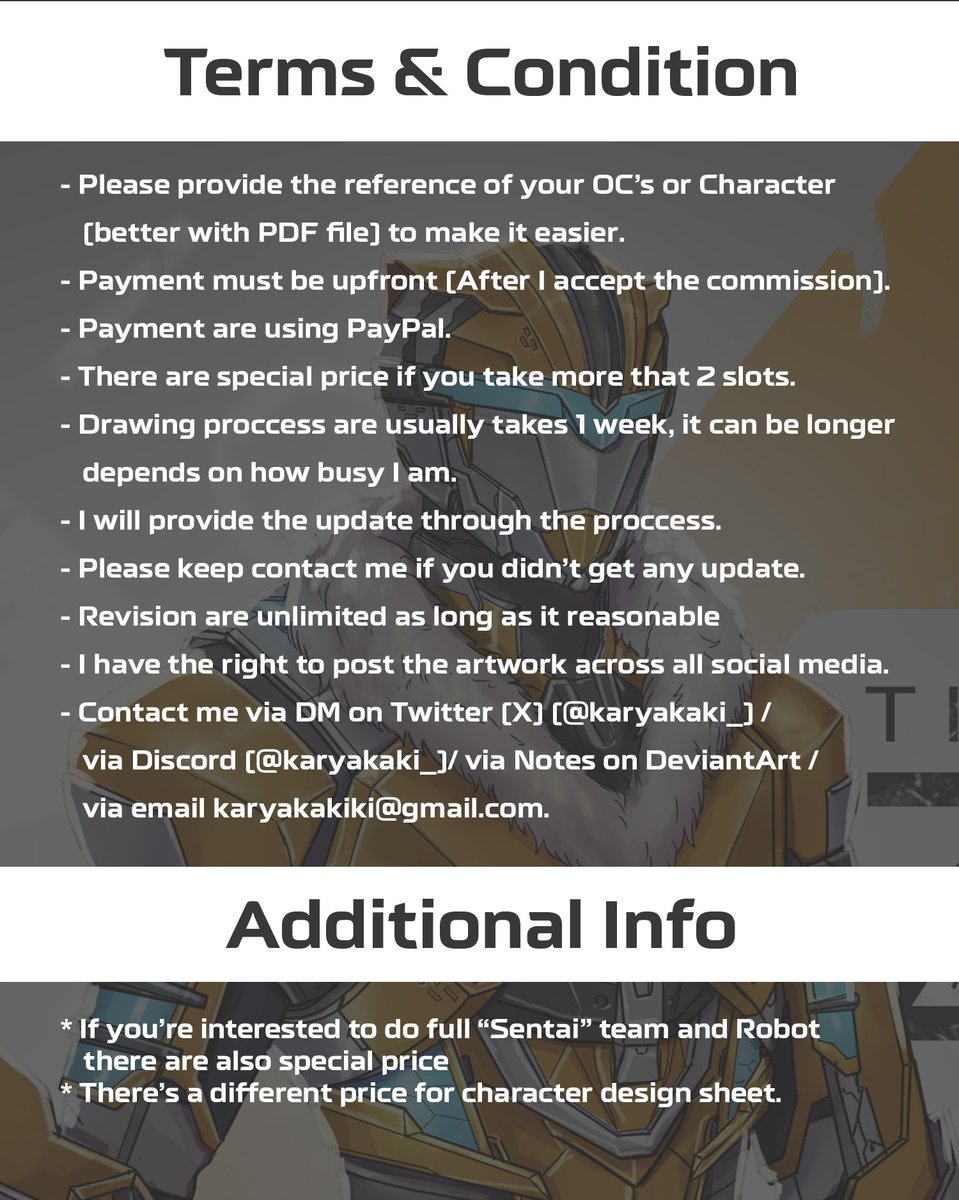 Karyakaki Commission are open ✨️
DM if you're interested 
.
RT are appreciated ✨️