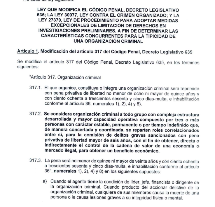 whuacasi's tweet photo. #CrisisPolítica | El Congreso acaba de aprobar el proyecto de Waldemar Cerrón que modifica la ley contra el crimen organizado. Están poniendo límites al tipo penal y argucias para boicotear los allanamientos.

Bien puesta la frase de Hildebrandt: “Congreso de delincuentes”. https://t.co/sL9TnFZY22