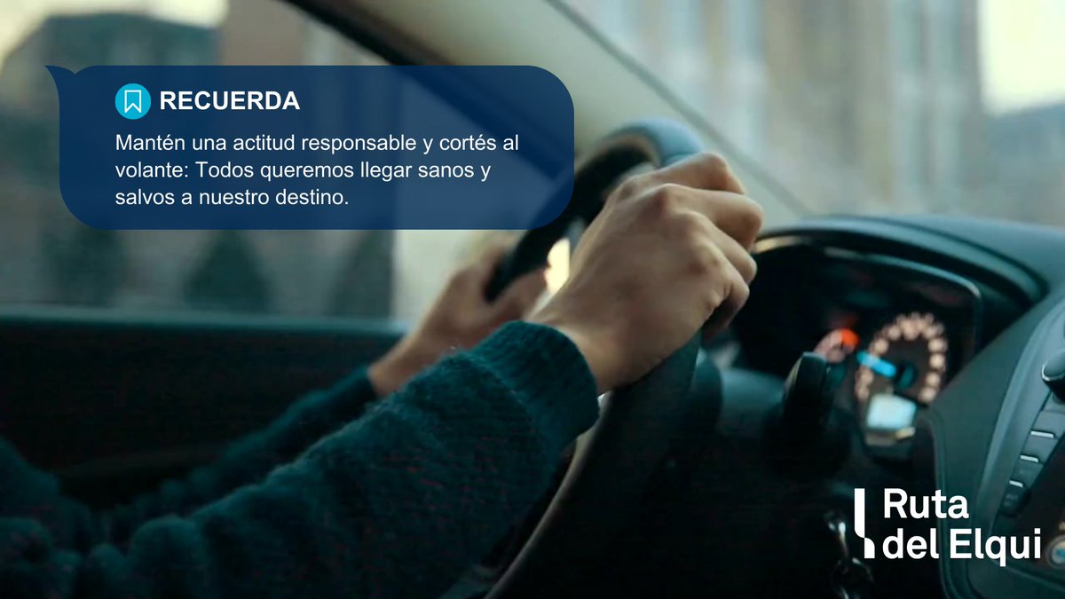 #RutaDelElqui 👉 Conducir cansado o con sueño puede ser tan peligroso como conducir bajo la influencia del alcohol. Si estás cansado, toma un descanso y continúa. ¡Es tu deber cuidar tu vida y la de los demás! #Coquimbo #LosVilos #LaSerena @CarabCoquimbo