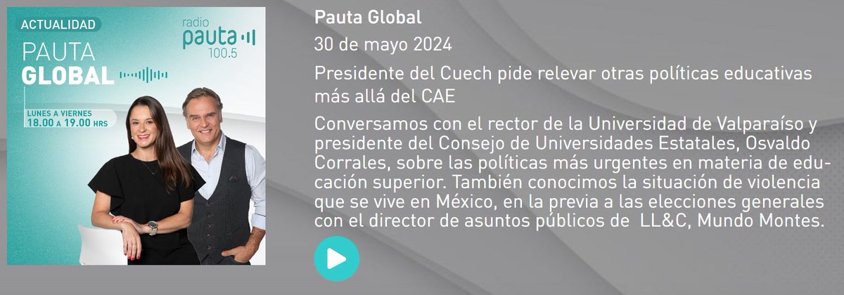 Muchas gracias Gaby y Amaro por el espacio para presentar algunos apuntes sobre #EleccionesMéxico2024 y percepciones ciudadanas que encontramos en el análisis de la conversación digital de @LLYC_Global 📊🤖 Escucha la conversación acá 🎙️shorturl.at/NeQjg desde el min 33´