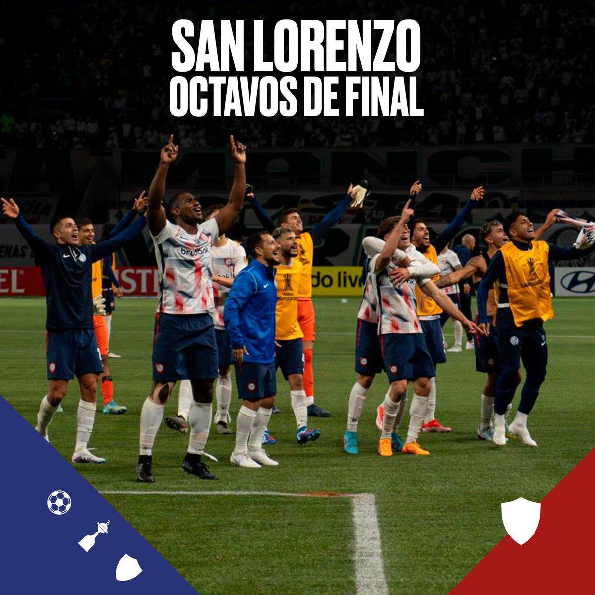 #SanLorenzo empató en Brasil ante Palmeiras y consiguió la clasificación a la siguiente ronda de la #CopaLibertadores 🏆

#Boedo #Ciclón #Azulgrana