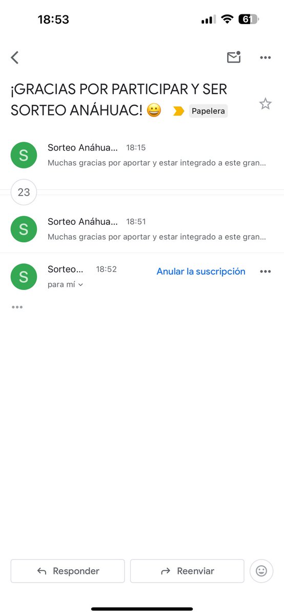 Stephane_mb's tweet photo. @SorteoAnahuac se ciclo el envío de este correo https://t.co/1WGcDN5nY2