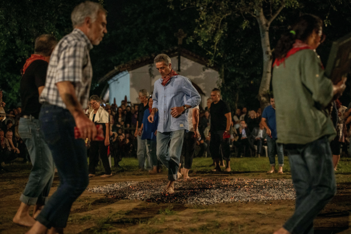 sightmagazine's tweet image. Postcards: Greeks walk on fire using faith over fear. ALKIS KONSTANTINIDIS and ALEXANDROS AVRAMIDIS, of Reuters, report from Mavrolefki in Greece… @SightMagazine #Postcards #Greece #firewalking #Anastenaria #Mavrolefki #KostiBulgaria #GreekOrthodox #StConstantine #StHelen