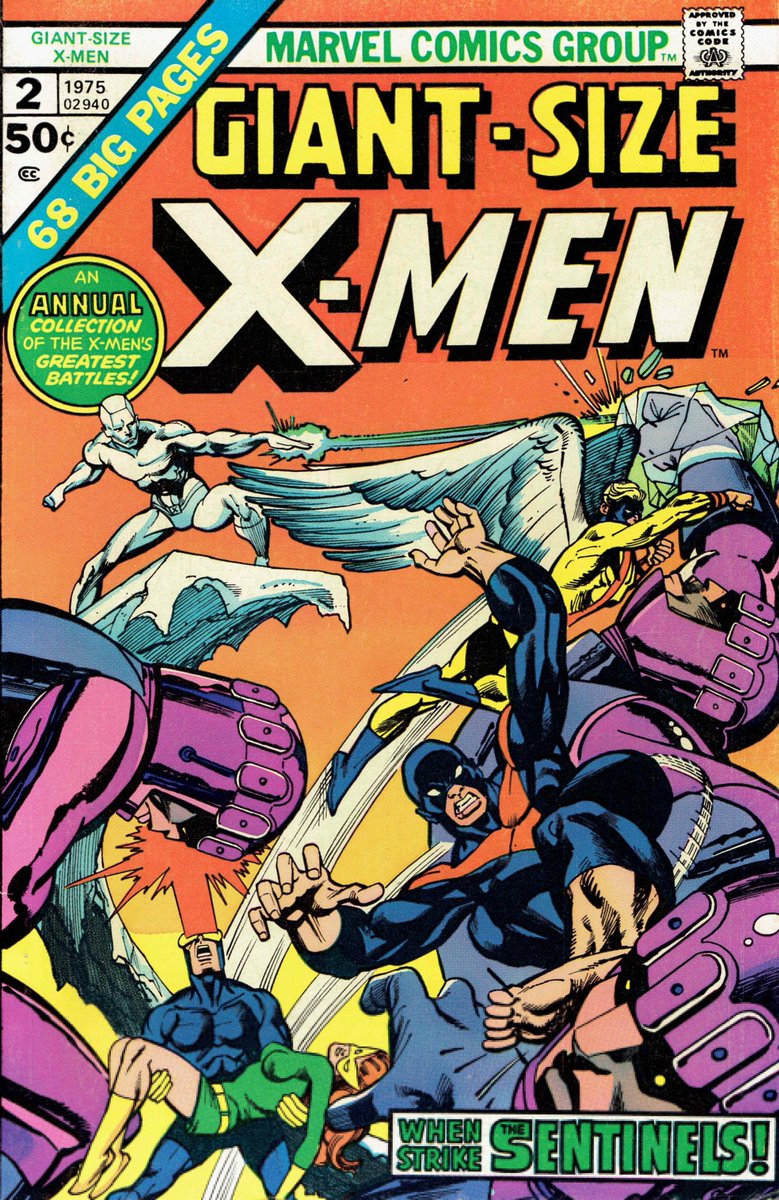 The first X-Men comic I bought, the first one that started me collecting the book, the oldest issue I've owned, and one of my favorite covers. For real