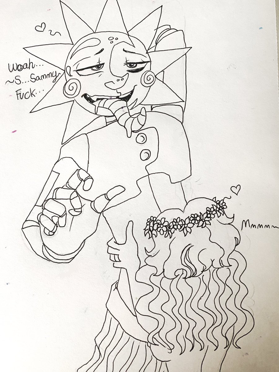 SammDrop's tweet photo. i love drawing this dorky robot 😭💛☀️💛 #sundropnsfw #dca #sundropfnaf https://t.co/wmtTJaT8oW