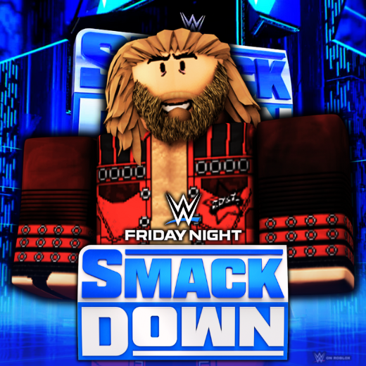 SmithKai25's tweet photo. A new era for WWE on Roblox is here! With Edge becoming our new Undisputed WWE Universal Champion, who knows what's in store for the Blue Brand. Catch the must-see TV Series, Friday Night Smackdown Tomorrow Night at 9pm EST Live From Albany, NY &amp; Live On WOR Youtube Channel! https://t.co/yYoS07GP8G