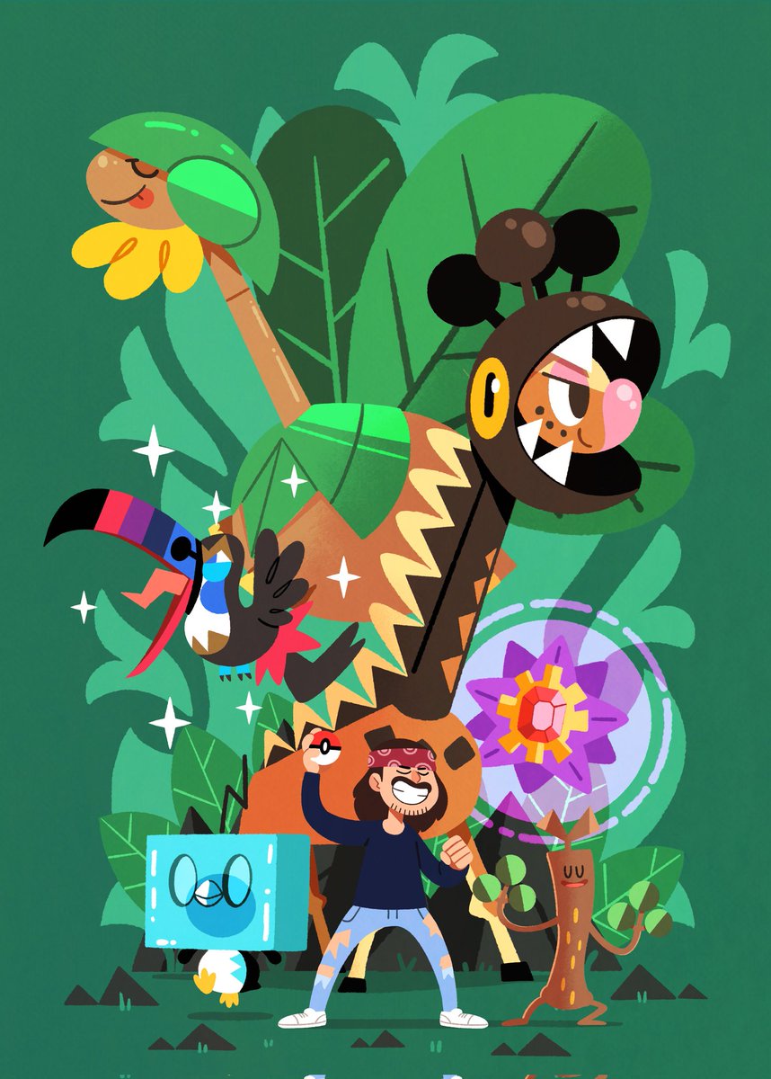 Julesdrawz's tweet image. My current commissions -
6 pokemon team with a trainer $125