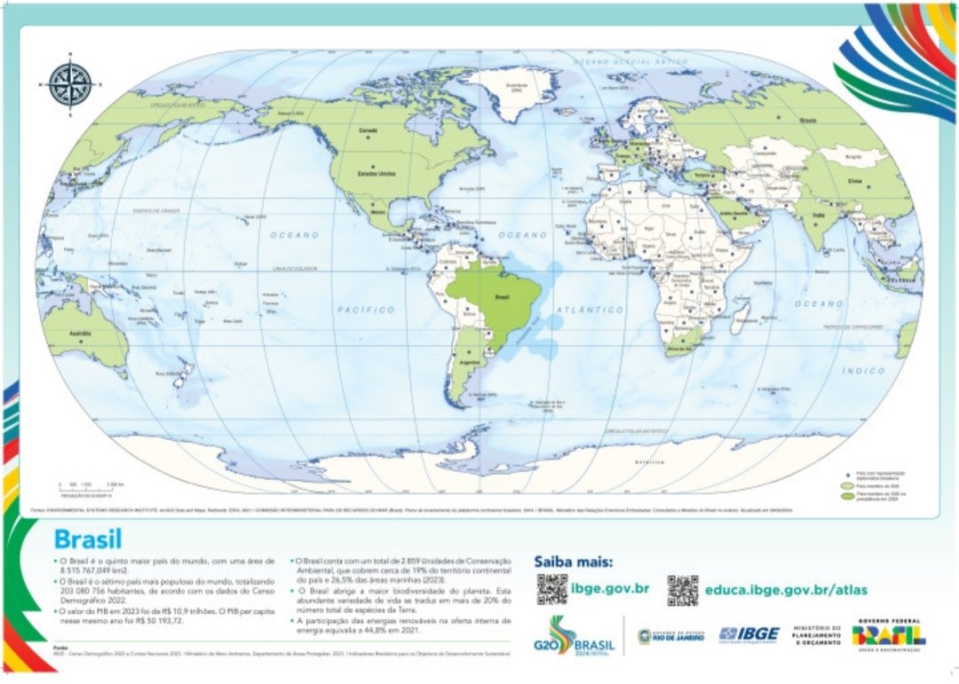 MarcioPochmann's tweet image. Casa Brasil IBGE abre ao público na próxima segunda-feira, dia 3 de junho, no Palácio da Fazenda, centro da cidade do Rio de Janeiro

Chegou a oportunidade de comprar fisicamente o mapa-mundi e o atlas do IBGE por R$ 50 (combo promoção)

Na Casa, há uma instalação do Mapa-mundi…