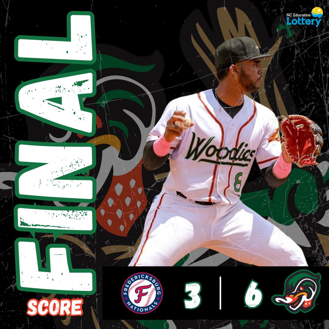 Woodies win!! ⚾️😎🦆 // @nclottery