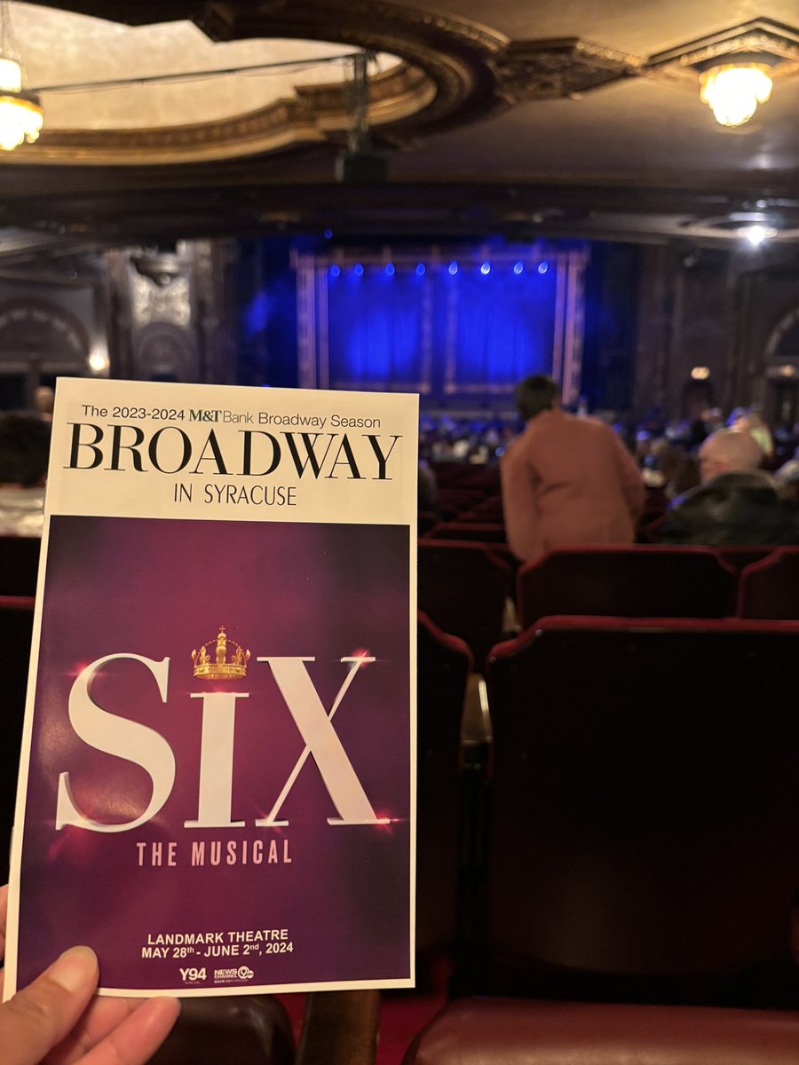Very excited to see the final show of the broadway series