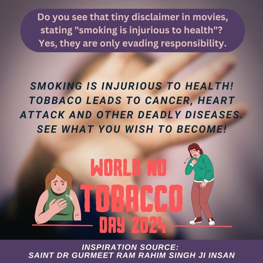 Stand against tobacco and  protect your loved ones.🚭✅🙏
#worldnotobaccoday2024 #secondhandsmoke #HIVawareness #WorldNoTobaccoDay2024