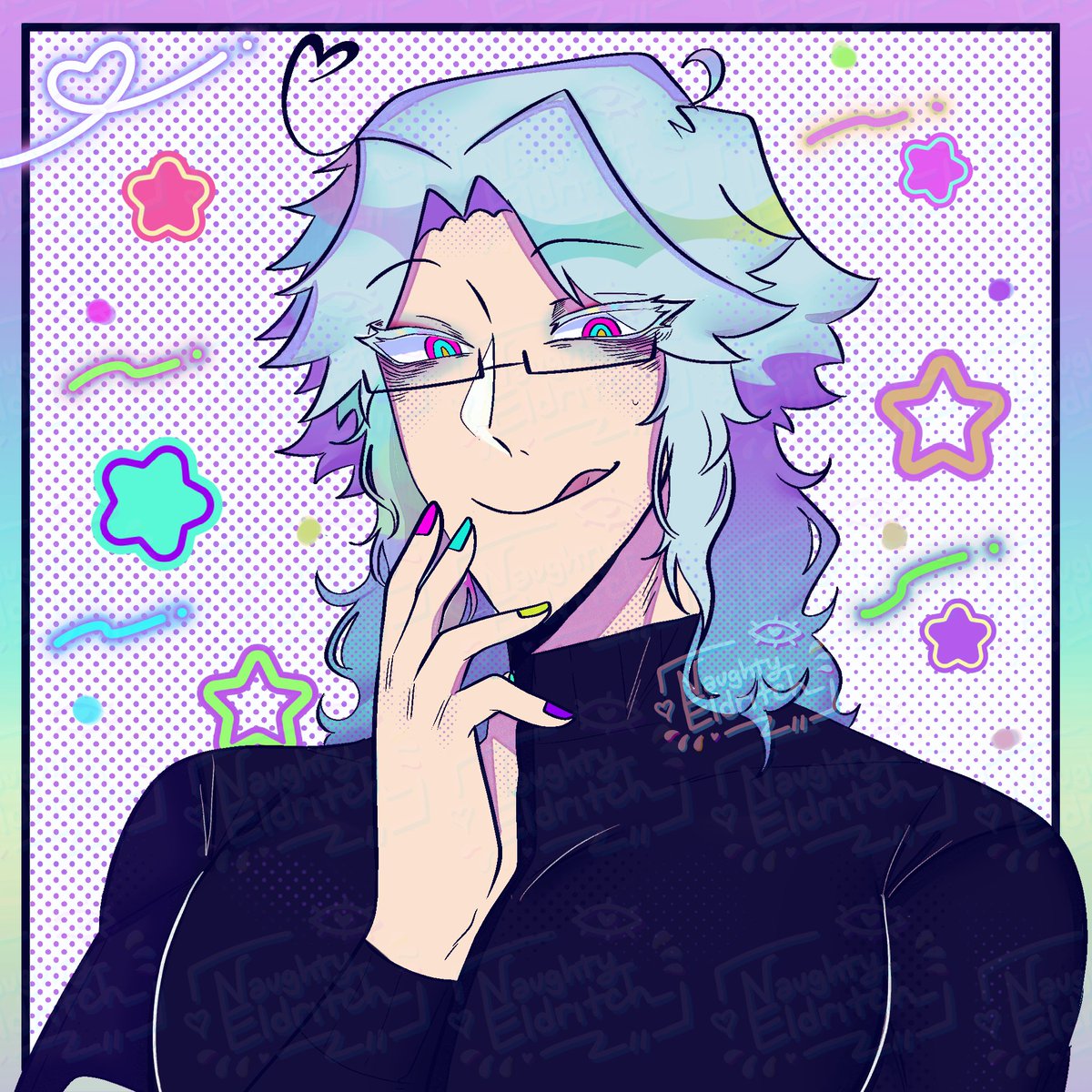 SORRY FOR THE LACK OF ART but here's my pfp i drew a while back that i totally forgot to post !!