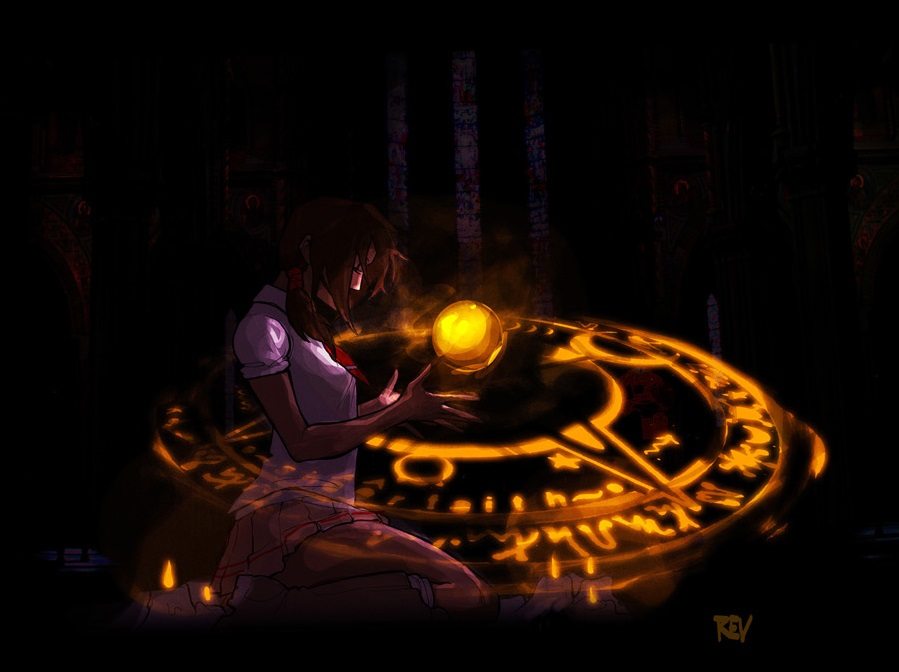 VIII. And Ariela endured the Lust Demon's attempts force her succumb to desire's of the flesh and passed its rite, freeing those bound to the Artifact.
Art: REv 
#BenzaitenAcademyChronicles